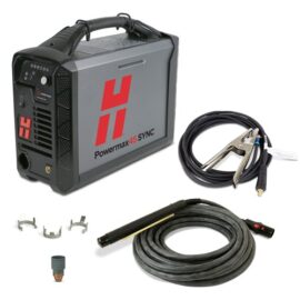 Hypertherm Powermax45 SYNC Plasma Cutter w/ CPC & Serial Ports, 180° Machine Torch, 25ft Lead (200-240V 1PH) #088584