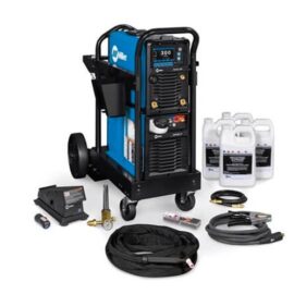 Miller Dynasty® 300 TIG/Stick Welder, Water-Cooled Complete Package w/ Wireless Foot Control #951937